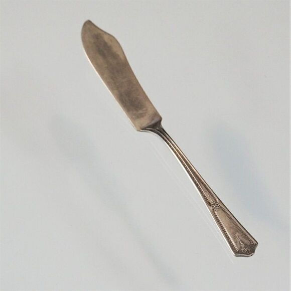 Branford Silverplate Butter Knife Vintage 1924 Bouquet Vendome Pattern - Picture 1 of 5